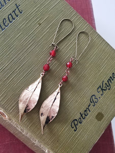 Vintage Leaf + Red Jades