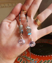 Load image into Gallery viewer, Labradorite Chips + Mystic Tanzanite