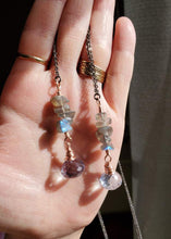 Load image into Gallery viewer, Labradorite Chips + Mystic Tanzanite