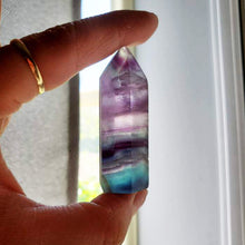 Load image into Gallery viewer, Rainbow Fluorite Tower, Hand Held Crystals #31